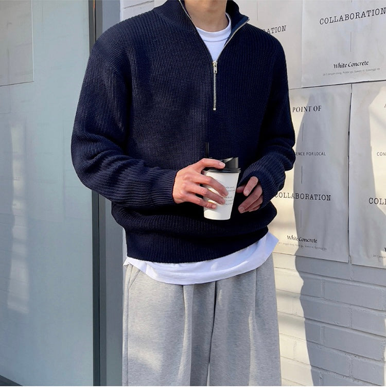 Kavell HALF-ZIP SWEATER