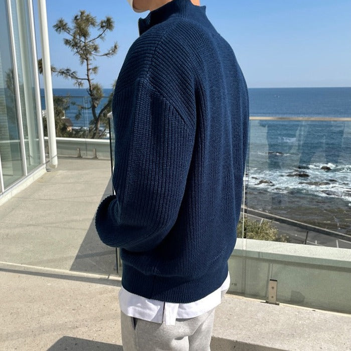 Kavell HALF-ZIP SWEATER