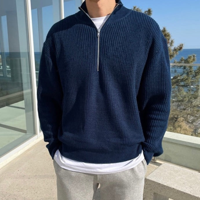 Kavell HALF-ZIP SWEATER